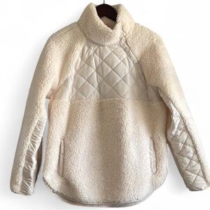 Abercrombie & Fitch Cream Teddy Jacket